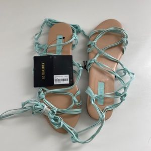 Forever 21 lace up Sandals